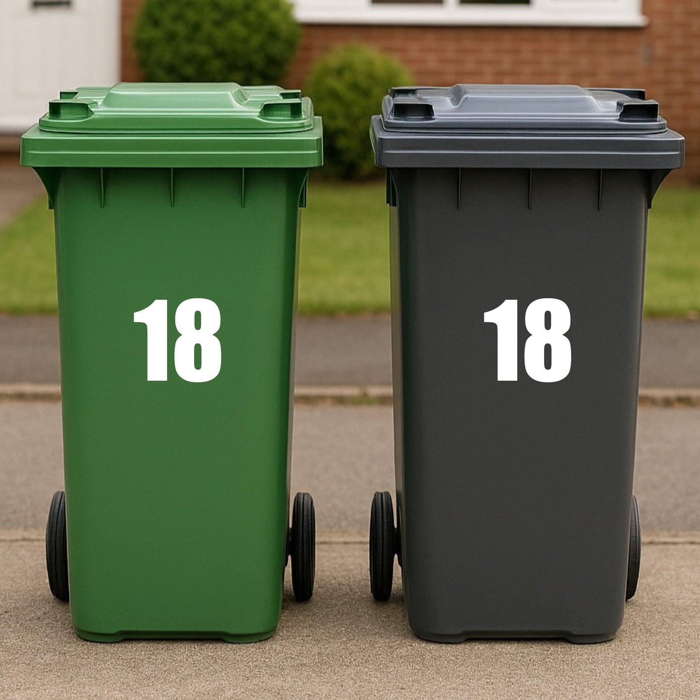 Wheelie Bin Sticker - Design 3