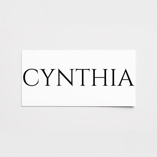 Vinyl Campervan Name Decal - Font 24