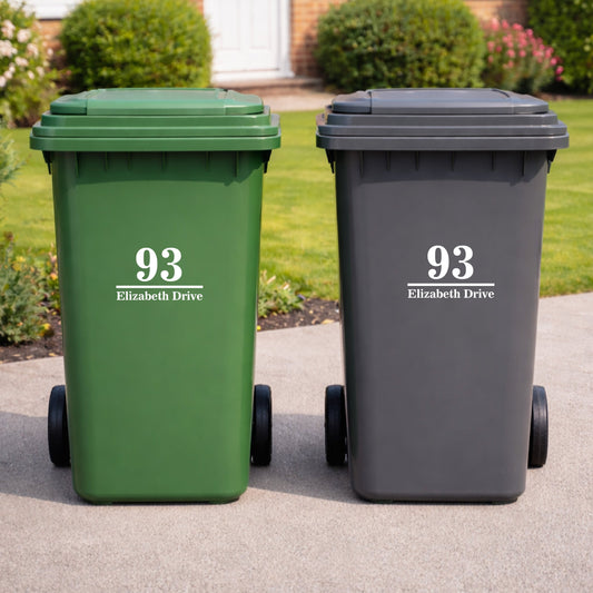 Wheelie Bin Sticker - Design 5