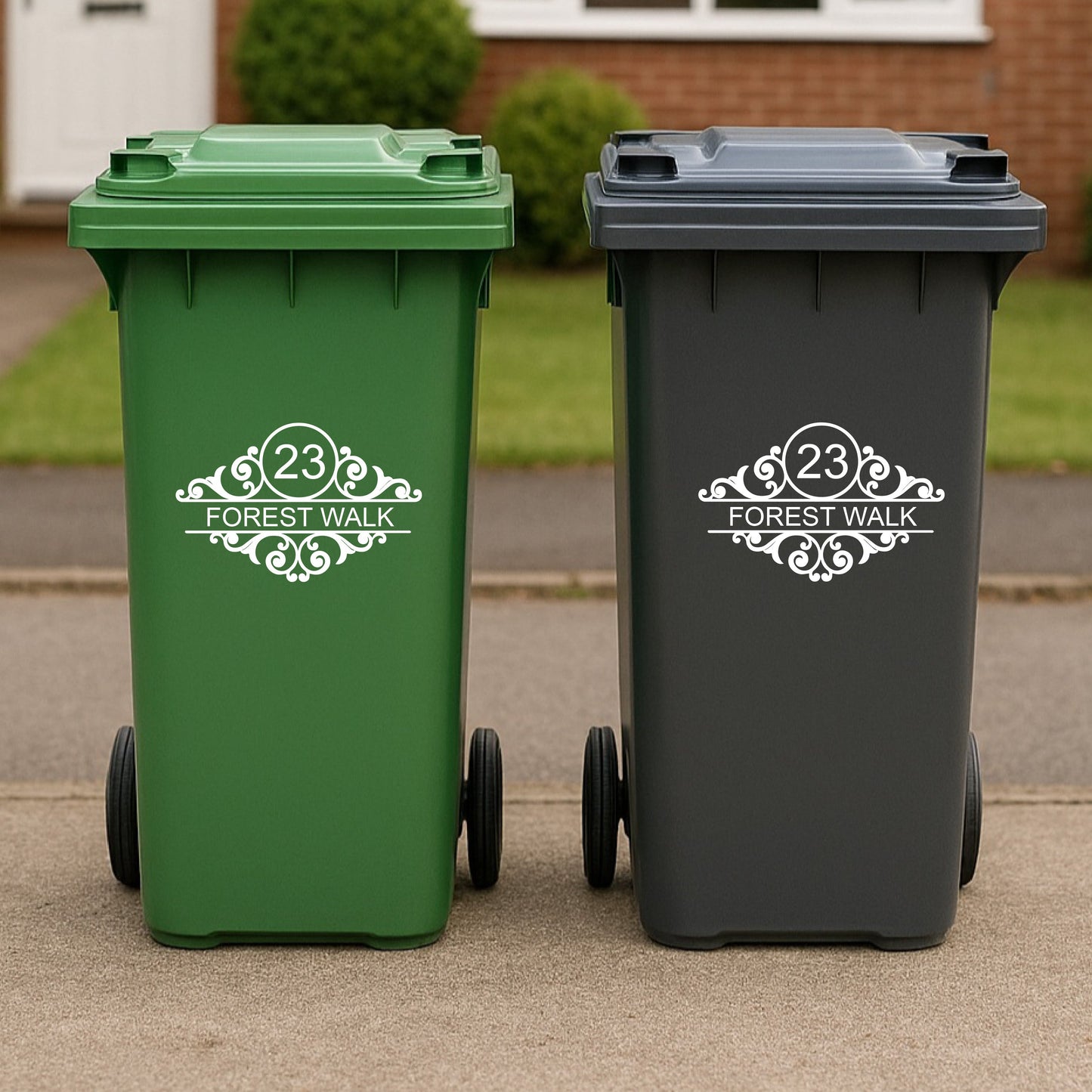 Wheelie Bin Sticker - Design 4