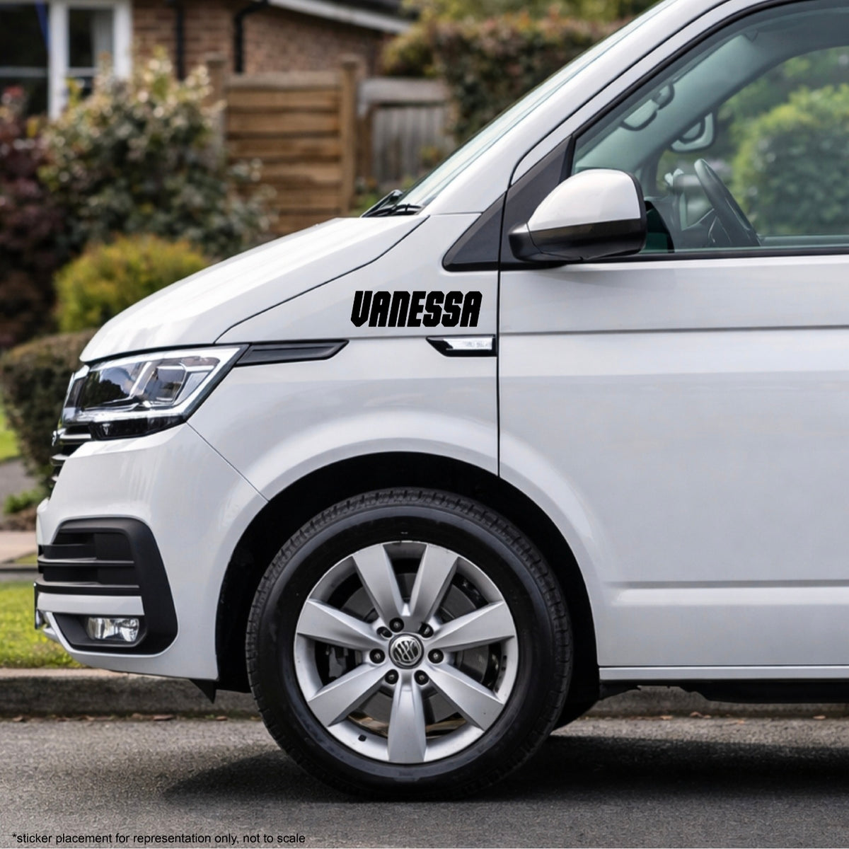 Vinyl Campervan Name Decal - Font 3