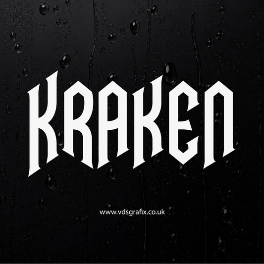 Vinyl Campervan Name Decal - Font 28