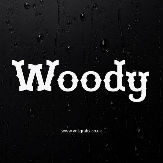 Vinyl Campervan Name Decal - Font 23