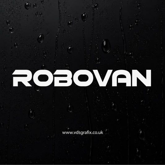 Vinyl Campervan Name Decal - Font 21