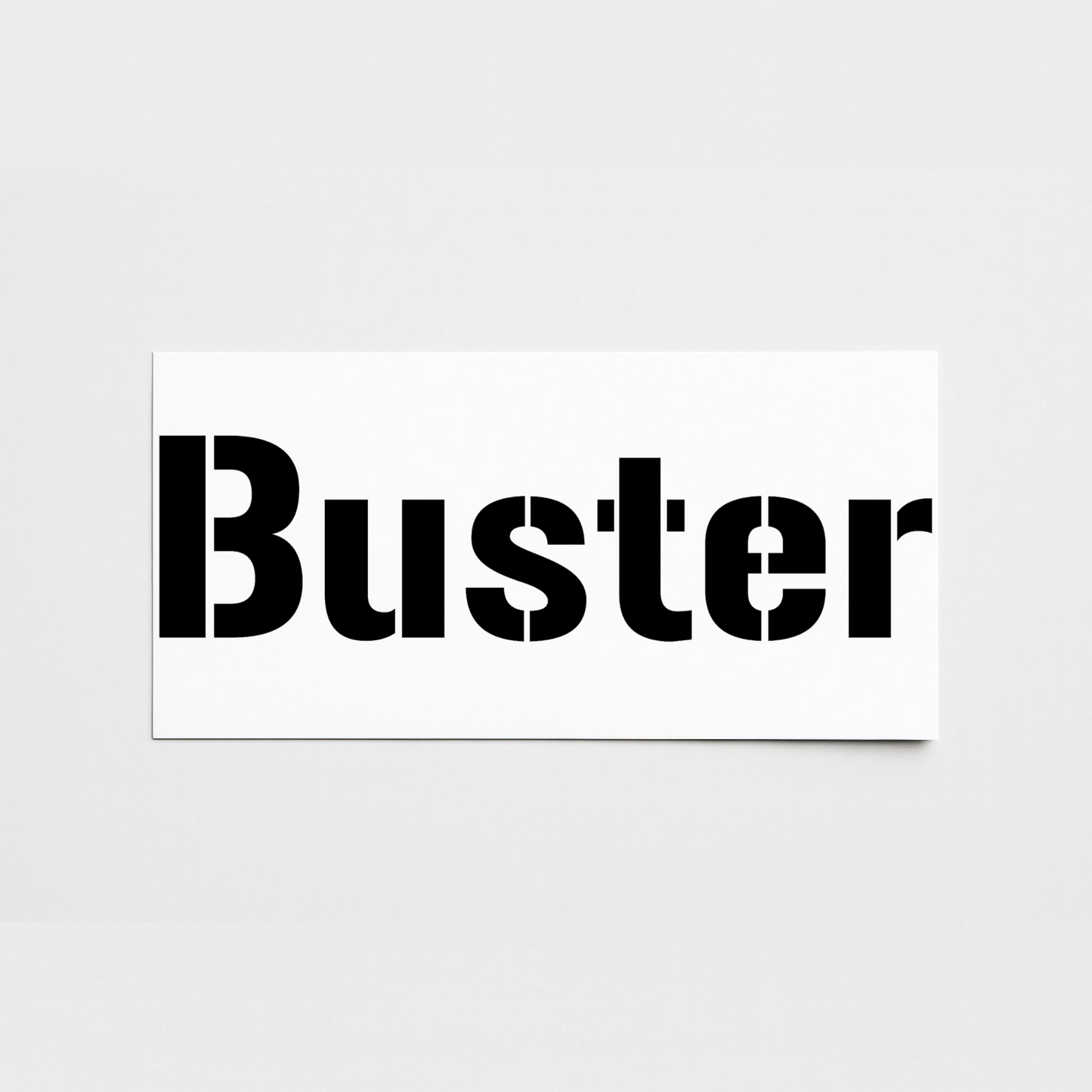 Vinyl Campervan Name Decal - Font 9