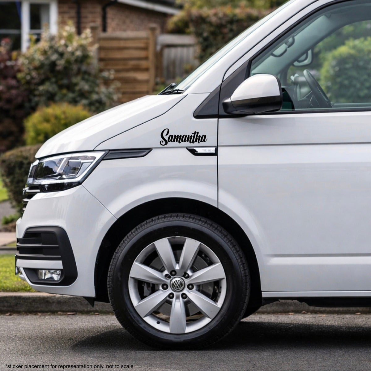 Vinyl Campervan Name Decal - Font 16