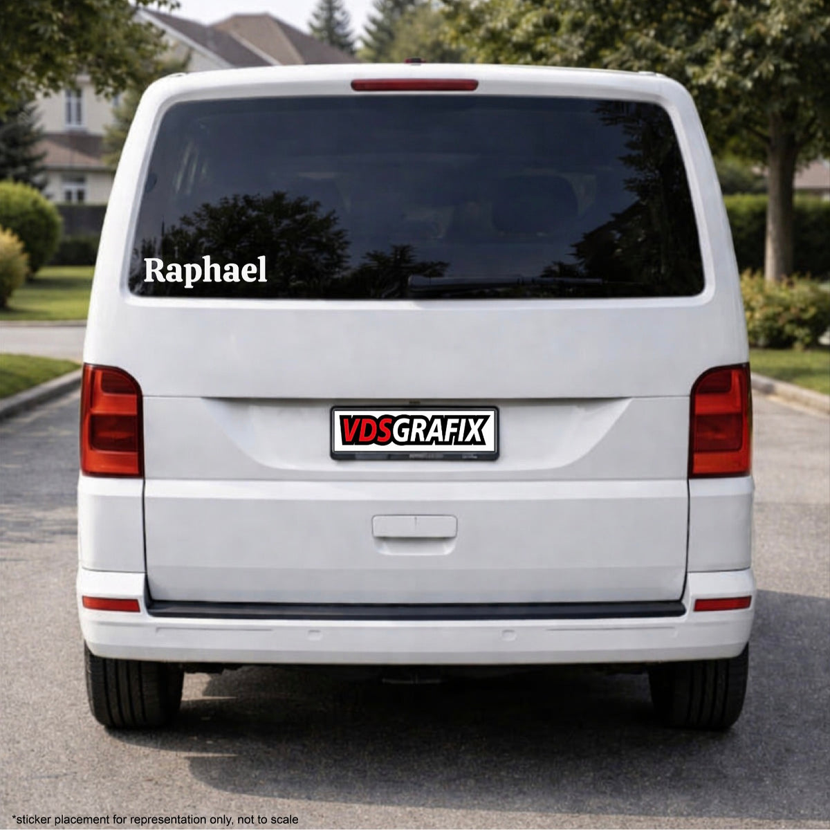 Vinyl Campervan Name Decal - Font 10