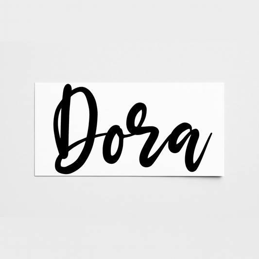 Vinyl Campervan Name Decal - Font 5