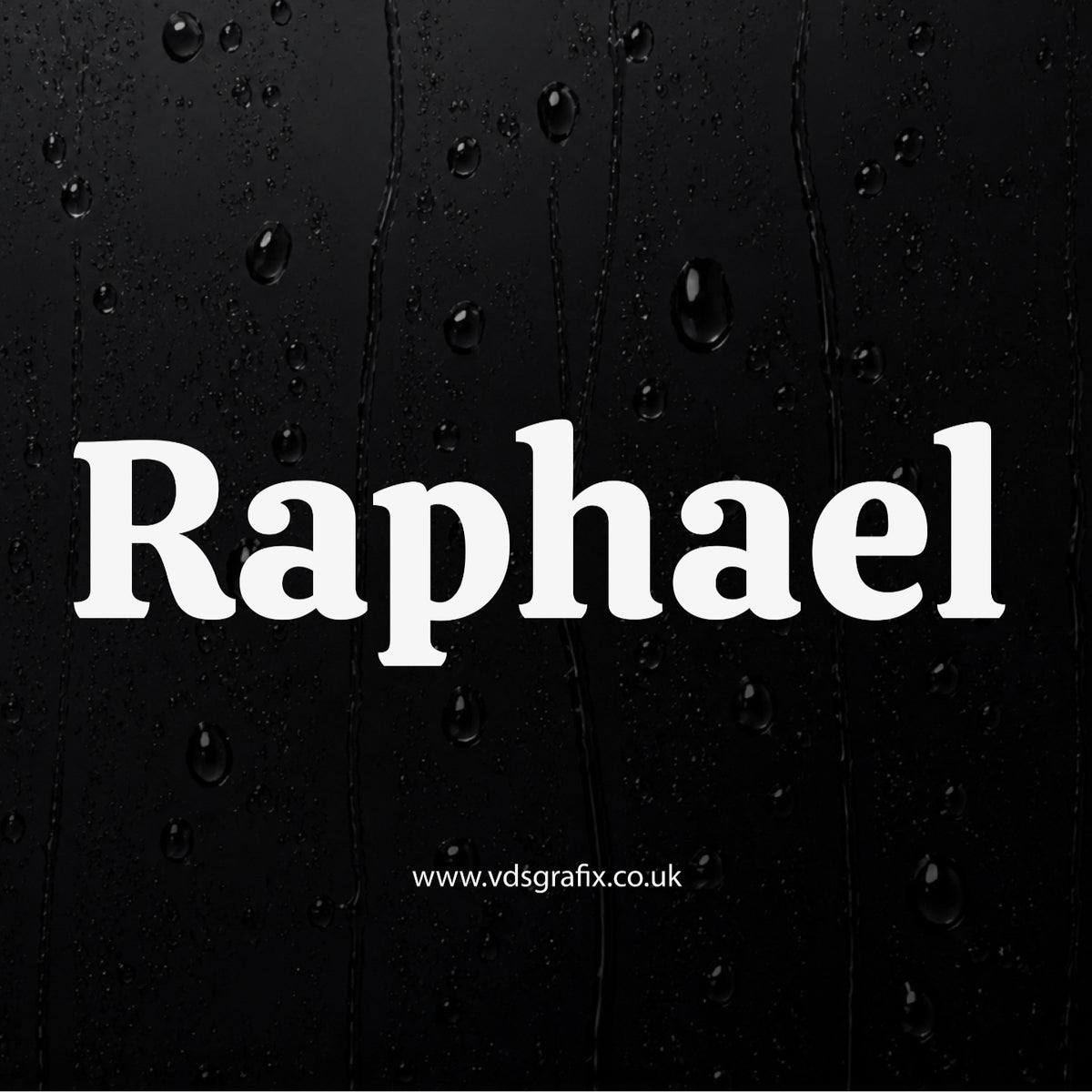 Vinyl Campervan Name Decal - Font 10