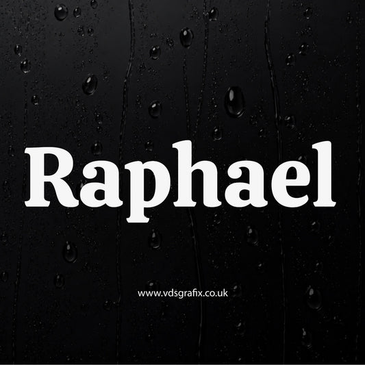 Vinyl Campervan Name Decal - Font 10