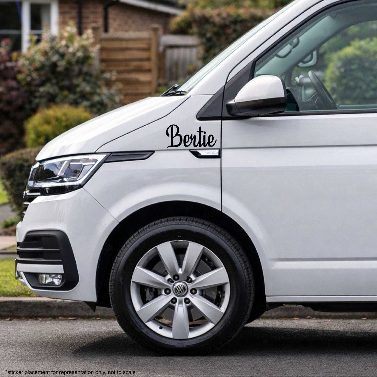 Vinyl Campervan Name Decal - Font 4