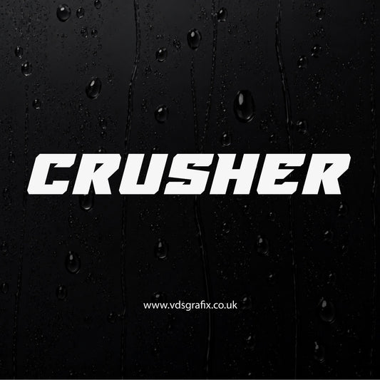 Vinyl Campervan Name Decal - Font 19